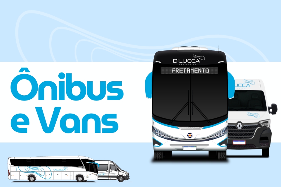 Fretamento de Ônibus e Vans em Jundiaí D'Lucca Transportes